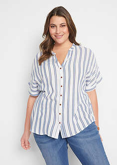 Blusa arrugada de viscosa fluida