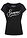 Camiseta con lentejuelas - Negro-plata - bonprix