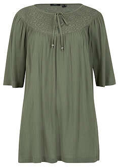 tunica-larga-con-efecto-arrugado-media-manga