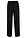 Pantalón de punto de mezcla de viscosa fluida - Negro - bonprix