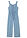 Mono vaquero de algodón puro - azul claro denim - bonprix