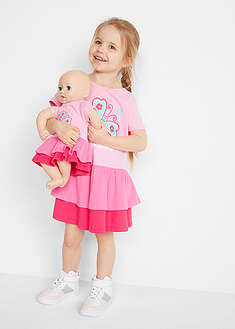 Vestido camisero y vestido de muñeca (2 piezas) de algodón orgánico puro