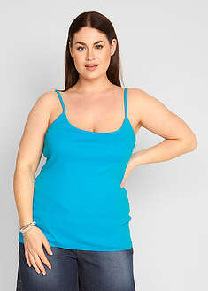 Top de algodón puro con tirantes finos (3 unidades)