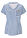 Camiseta de rayas - Azul de tono vaquero-blanco de rayas - bonprix