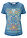 Camiseta de algodón puro - Azul vaquero estampado - bonprix