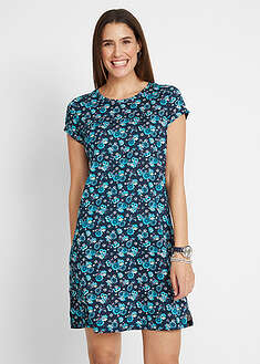 Vestido camisero de algodón puro con aberturas laterales (2 unidades)