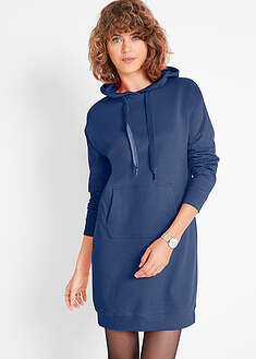 Vestido tipo sudadera de algodón puro