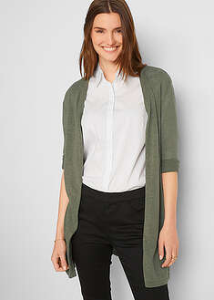 Chaqueta larga de punto