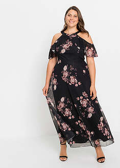 Vestido maxi de malla