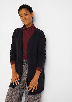 Chaqueta larga de punto