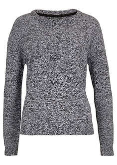 jersey-de-punto-con-cuello-redondo-jaspeado