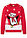 Jersey con motivo navideño - Rojo - bonprix