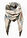 Pañuelo triangular - Beige-azul claro-gris oscuro de cuadros - bonprix