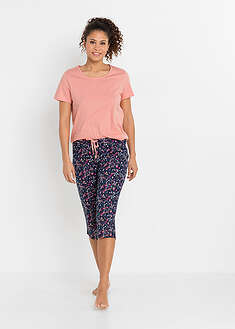 Pijama capri de algodón puro (2 unidades)