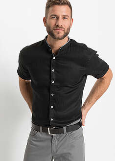 Camisa de manga corta de lino puro
