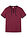 Camiseta de algodón orgánico con cordones - Rojo oscuro/azul marino jaspeado - bonprix