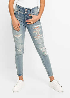 Vaqueros skinny, high waist, elásticos