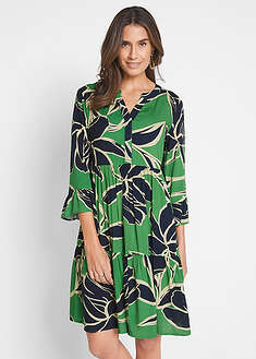 Vestido tipo túnica de viscosa fluida