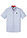 Camisa de manga corta - Blanco/azul almirante de flores - bonprix