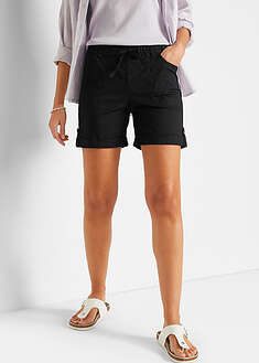 Bermudas de algodón con cinturilla elástica