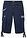 Bermudas largas con bolsillos cargo, regular fit - Azul marino estampado - bonprix