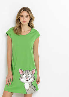 Camisón corto de algodón orgánico puro