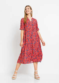 Vestido midi de viscosa pura