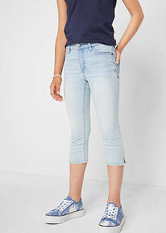 Vaqueros capri de talle medio
