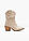 Botas de estilo cowboy con fruncido - Beige - bonprix
