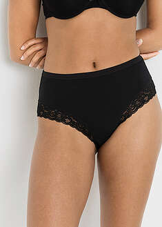 Braga con algodón orgánico y encaje (4 unidades)