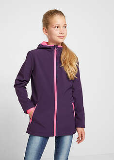 Chaqueta softshell repelente al agua con capucha