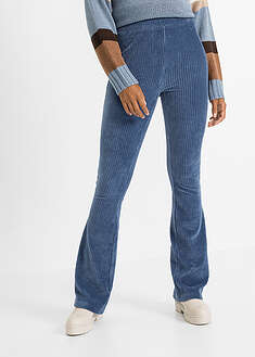 Leggings acampanados con aspecto de pana