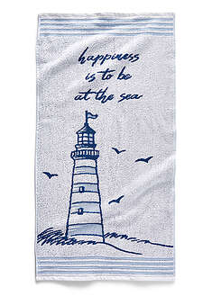 Toalla de mano de algodón con faro