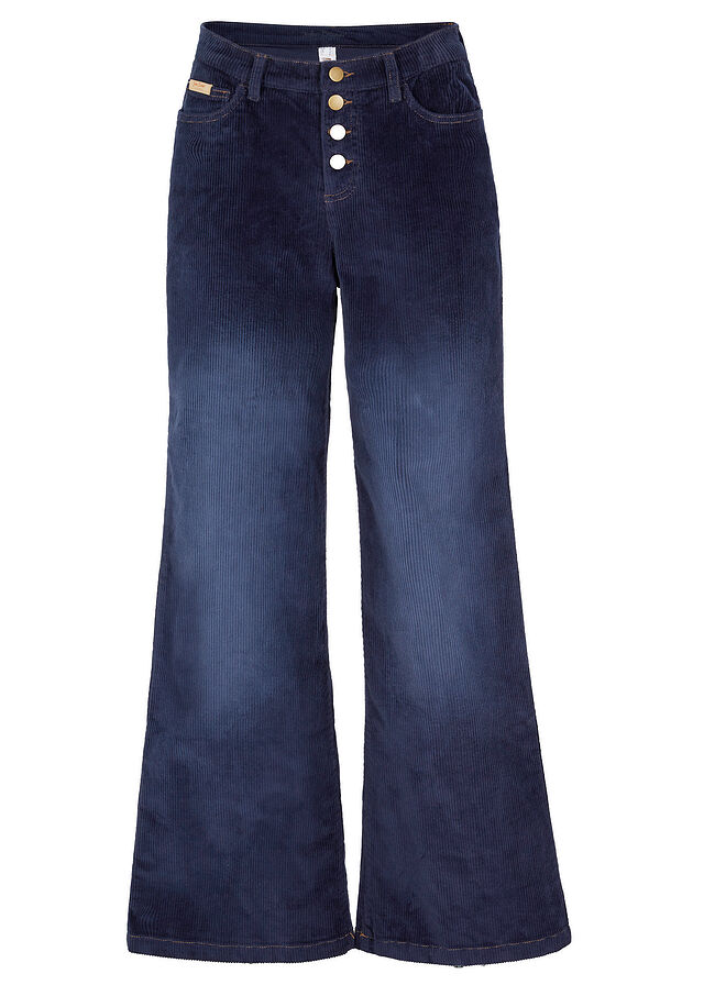 Pantalón de pana de algodón con elástico