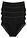 Braga con algodón orgánico y encaje (4 unidades) - Negro - bonprix