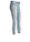 Vaqueros skinny, mid waist, cropped - azul claro denim con flores - bonprix