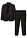 Pantalón (2 piezas) con corte slim - Negro - bonprix