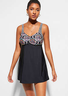 Tankini largo (2 piezas) con braguita high waist