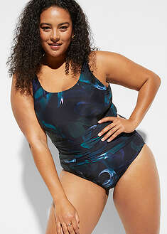 Bañador con ligero efecto moldeador y fruncido