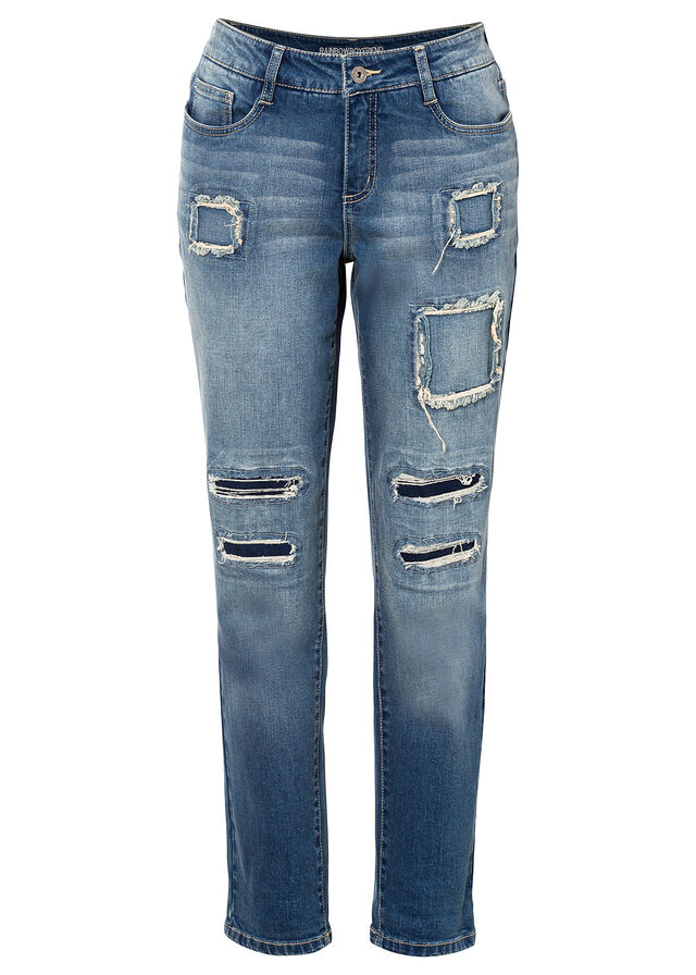 Vaqueros tipo boyfriend, mid waist