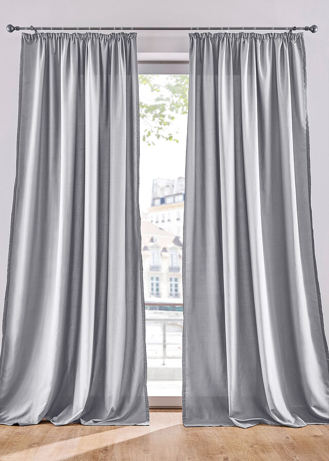 Cortinas de microfibra (2 unidades)