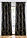 Cortina oscurecedora con estampado brillante (1 unidad) - Negro-dorado - bonprix