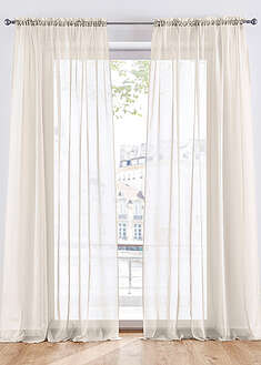 Cortina de gasa ligera (2 unidades)