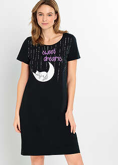 Camisón corto de algodón orgánico puro