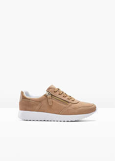 Zapatillas de piel