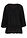 Blusa tipo túnica con escote cuadrado - Negro - bonprix
