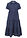 Vestido tipo túnica de algodón puro con bordado calado - Azul marino - bonprix