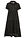 Vestido tipo túnica de algodón puro con bordado calado - Negro - bonprix