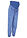 Pantalón ligero premamá de viscosa con corte holgado - Azul zafiro-blanco con estampado gráfico - bonprix