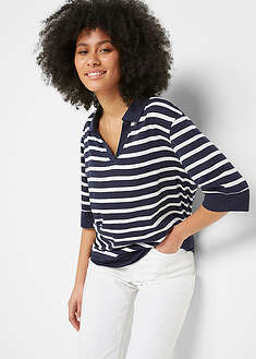 Polo de mezcla de algodón y viscosa